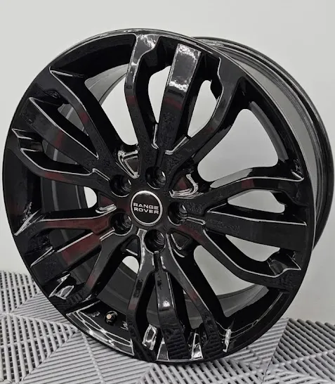 Satin black alloy wheel finish